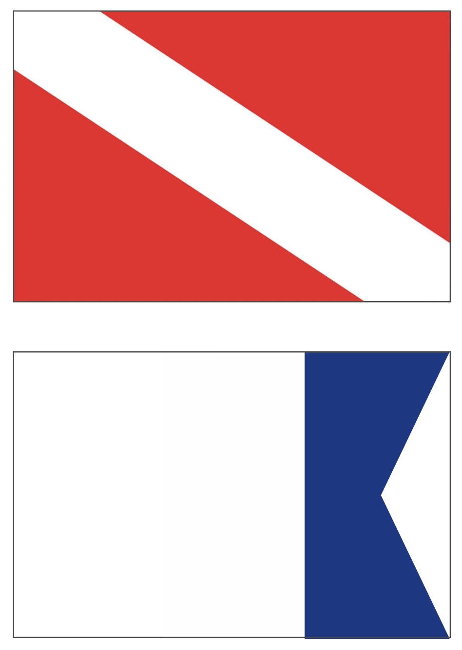 alfa vs diver down flag